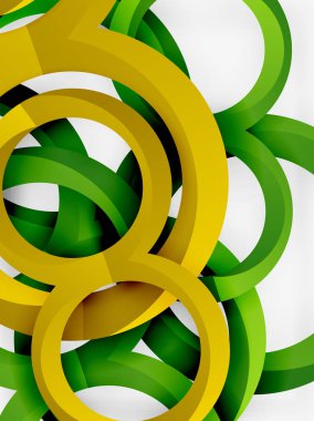 Vektör 3d yüzük tasarım arka plan