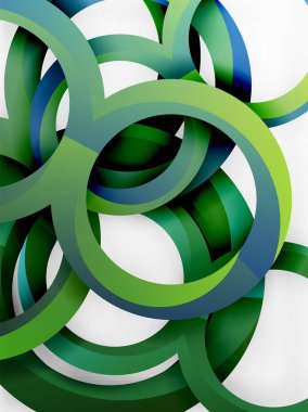 Vektör 3d yüzük tasarım arka plan