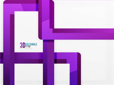 Dikdörtgen tüp elemanları, vektör arka plan