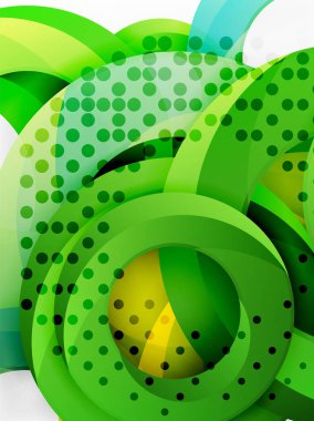 Daire arka plan tasarımı