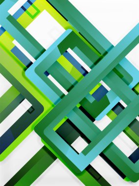 Dikdörtgen tüp elemanları, vektör arka plan