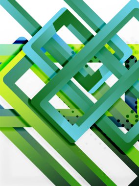 Dikdörtgen tüp elemanları, vektör arka plan