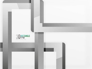 Dikdörtgen tüp elemanları, vektör arka plan