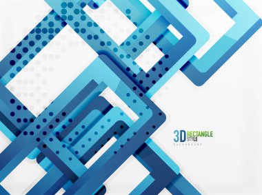 Dikdörtgen tüp elemanları, vektör arka plan