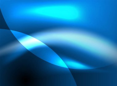 Parlak vektör dalga ipek arka plan