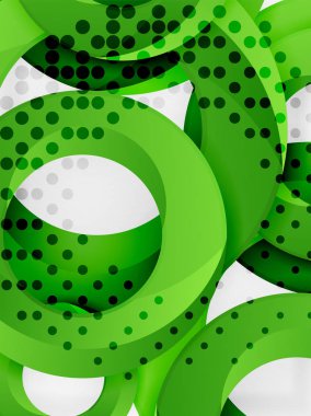 Daire arka plan tasarımı