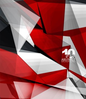 Düşük Poli 3d geometrik şekil arka plan