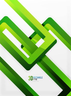 Dikdörtgen tüp elemanları, vektör arka plan