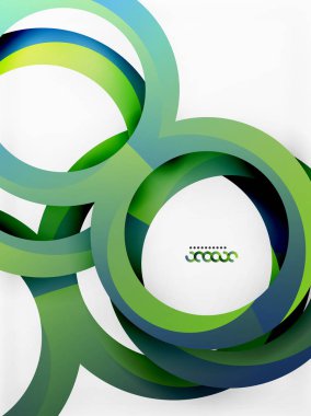 Vektör 3d yüzük tasarım arka plan