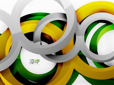 Vektör 3d yüzük tasarım arka plan