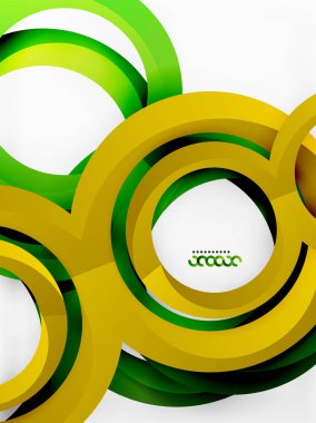 Vektör 3d yüzük tasarım arka plan