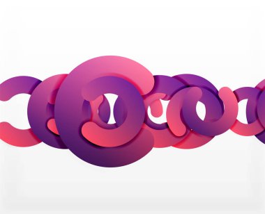 Daire geometrik arka plan, renkli iş veya web için teknoloji tasarım