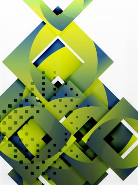 Vektör kare şablon arka plan