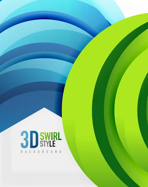 Diseño de onda 3D — Vector de stock
