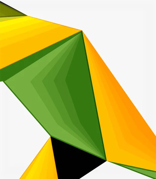 Bas fond de forme 3d poly géométrique — Image vectorielle