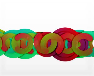 Daire geometrik arka plan, renkli iş veya web için teknoloji tasarım