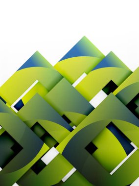 Vektör kare şablon arka plan