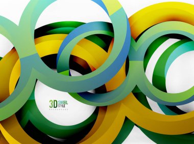 Vektör 3d yüzük tasarım arka plan