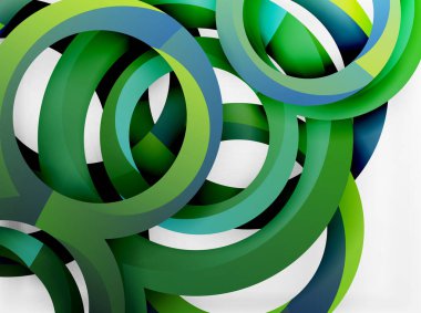 Vektör 3d yüzük tasarım arka plan