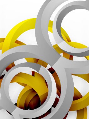 Vektör 3d yüzük tasarım arka plan