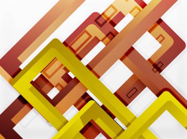 Dikdörtgen tüp elemanları, vektör arka plan