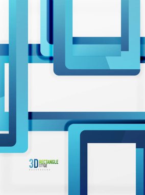 Dikdörtgen tüp elemanları, vektör arka plan