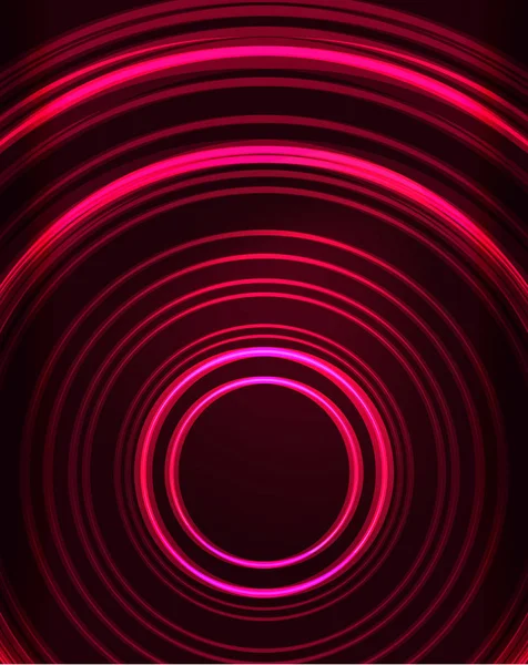 Neon Circles Résumé Contexte — Image vectorielle