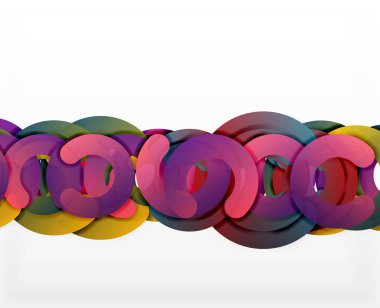 Daire geometrik arka plan, renkli iş veya web için teknoloji tasarım