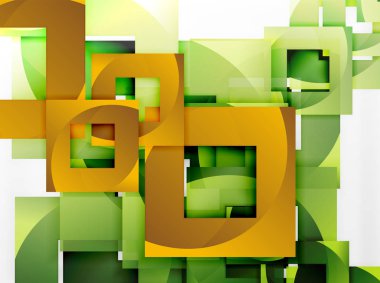 Vektör kare şablon arka plan