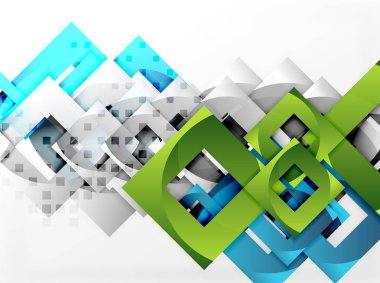 Vektör kare şablon arka plan