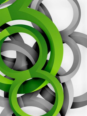 Vektör 3d yüzük tasarım arka plan