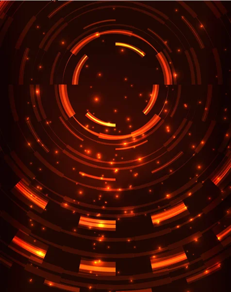 Neon Circles Résumé Contexte — Image vectorielle