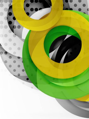 Daire arka plan tasarımı