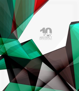 Düşük Poli 3d geometrik şekil arka plan