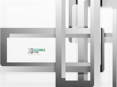 Dikdörtgen tüp elemanları, vektör arka plan