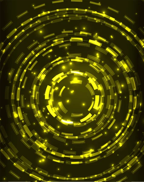 Neon Cirkels Abstracte achtergrond — Stockvector