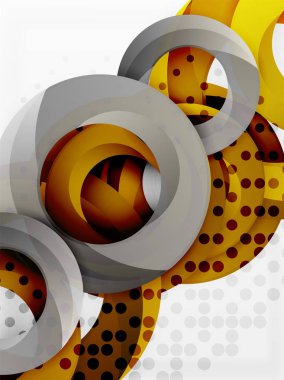 Daire arka plan tasarımı