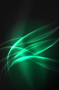 Parlayan dalga vektör, duman