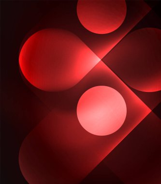 Vektör geometrik parlayan arka plan şekilleri