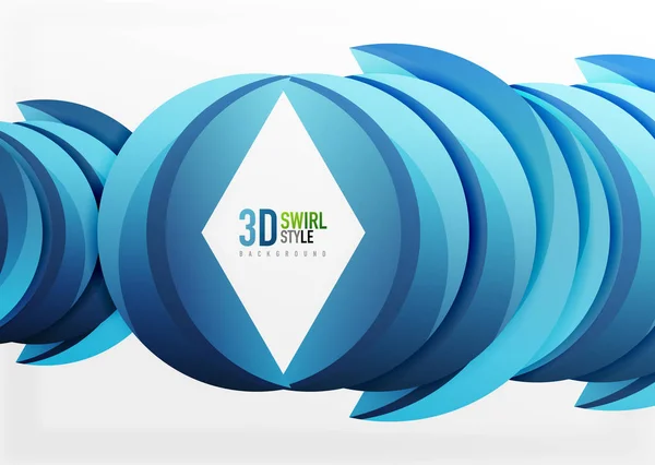 Projektowanie 3D fali — Wektor stockowy