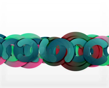 Daire geometrik arka plan, renkli iş veya web için teknoloji tasarım