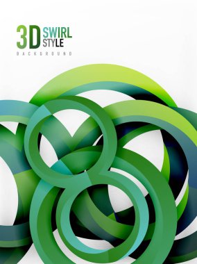 Vektör 3d yüzük tasarım arka plan