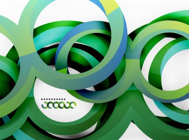 Vektör 3d yüzük tasarım arka plan