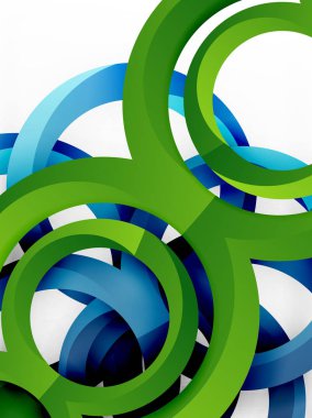 Vektör 3d yüzük tasarım arka plan