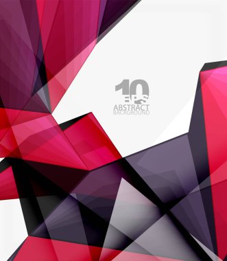 Düşük Poli 3d geometrik şekil arka plan