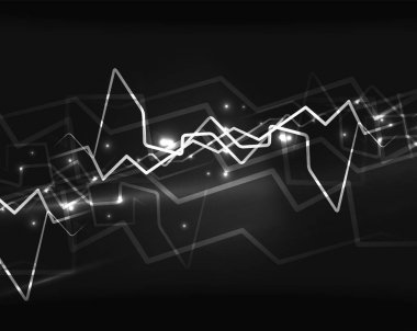 Neon yıldırım vektör arka plan