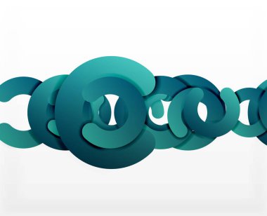 Daire geometrik arka plan, renkli iş veya web için teknoloji tasarım