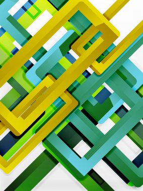 Dikdörtgen tüp elemanları, vektör arka plan