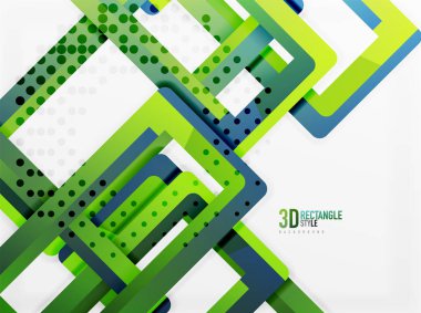 Dikdörtgen tüp elemanları, vektör arka plan