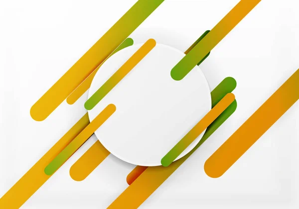 Taglio carta 3d colore linee rette sfondo astratto — Vettoriale Stock